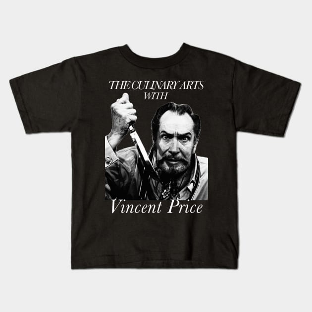 Vincent Price Kids T-Shirt by BarrySullivan